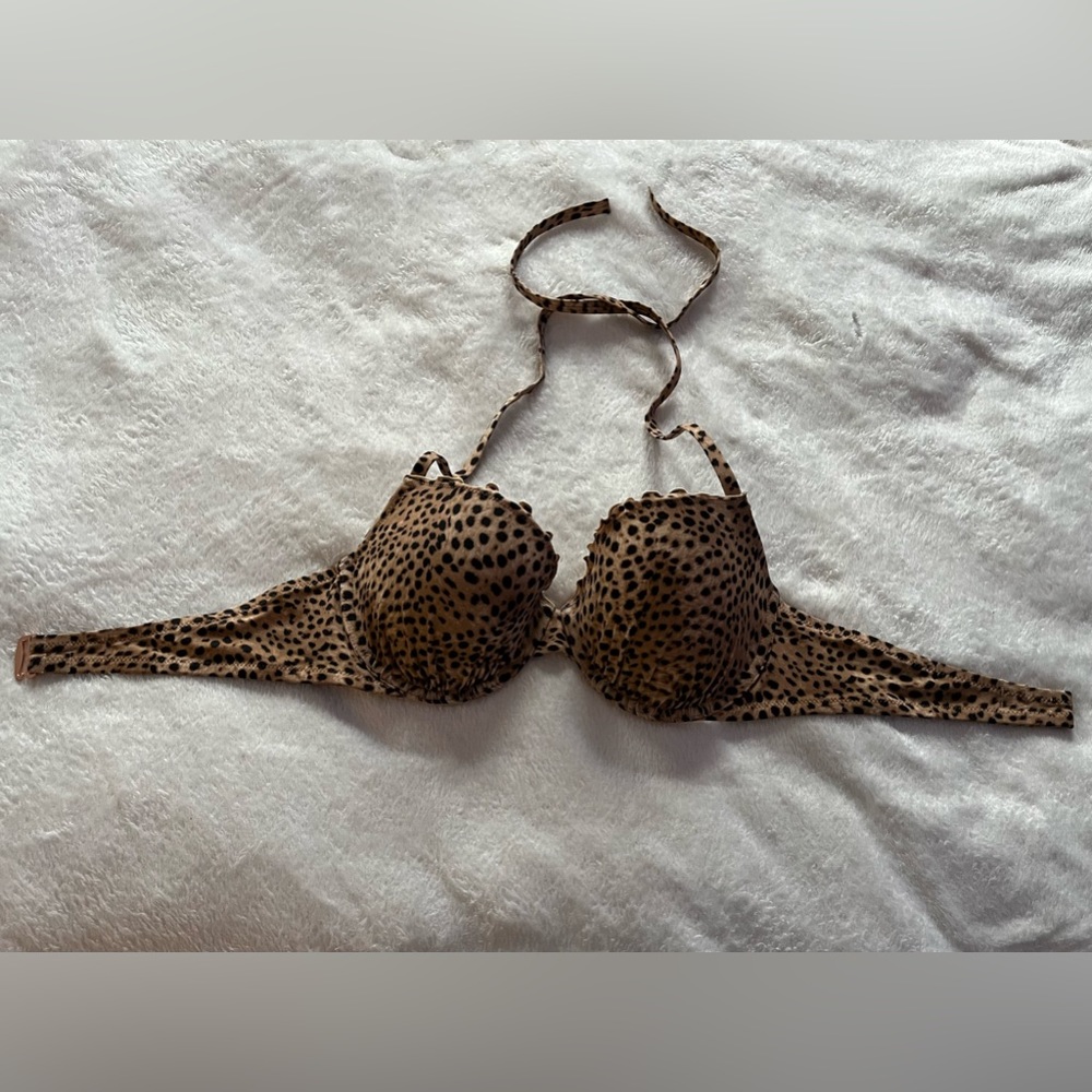 Women’s Cheetah print bimini size 36C